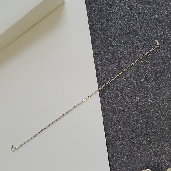 Sterling Silver 925 Paperclip Bracelet - Picture 2 of 5